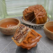 金腿肉月 Assorted Nuts Mooncake with Chinese Ham [Straight Cut]